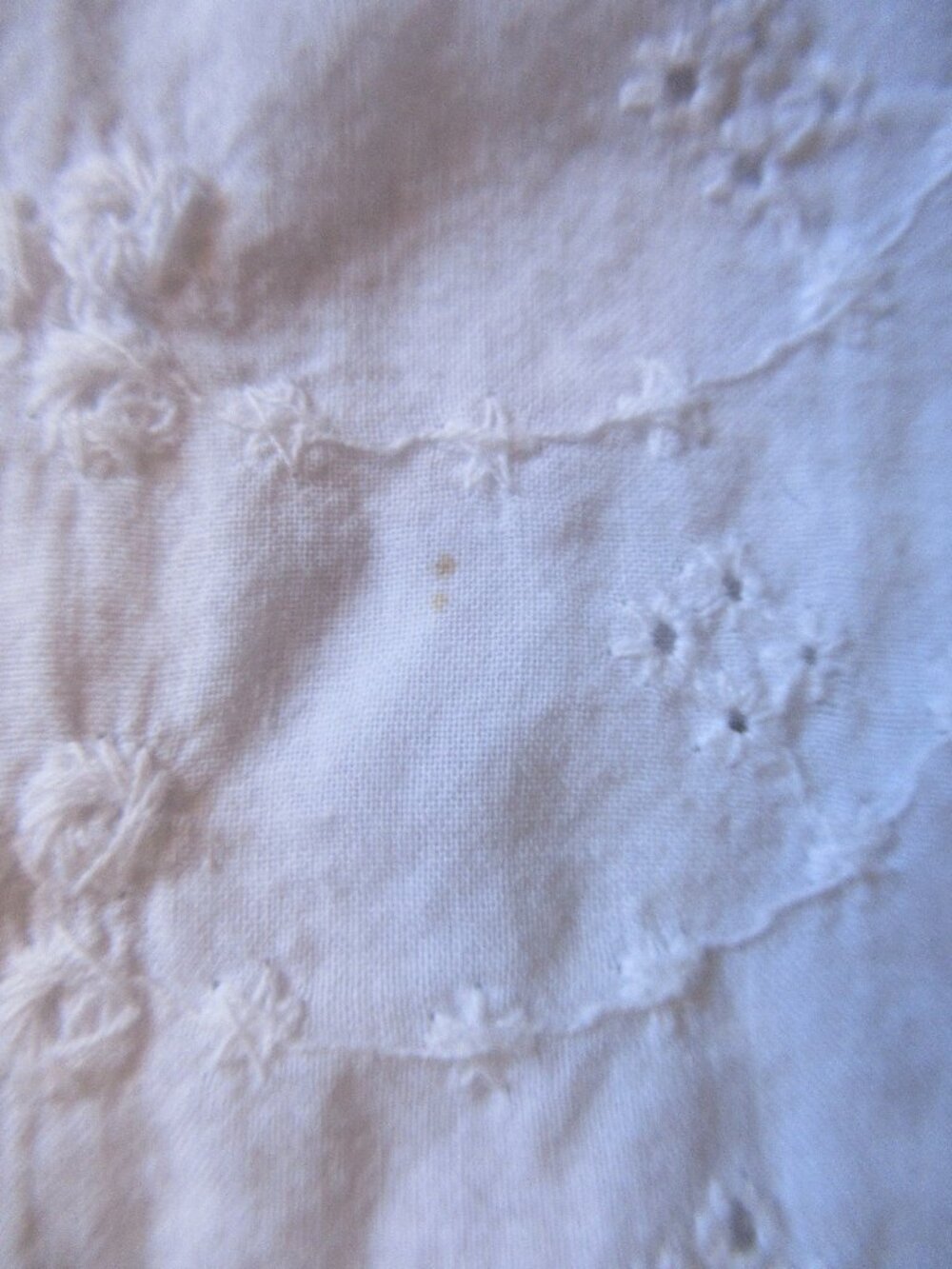 Ralph Lauren White Eyelet Kaftan Swim Cover-Up | Size Medium - Picture 8 of 12
